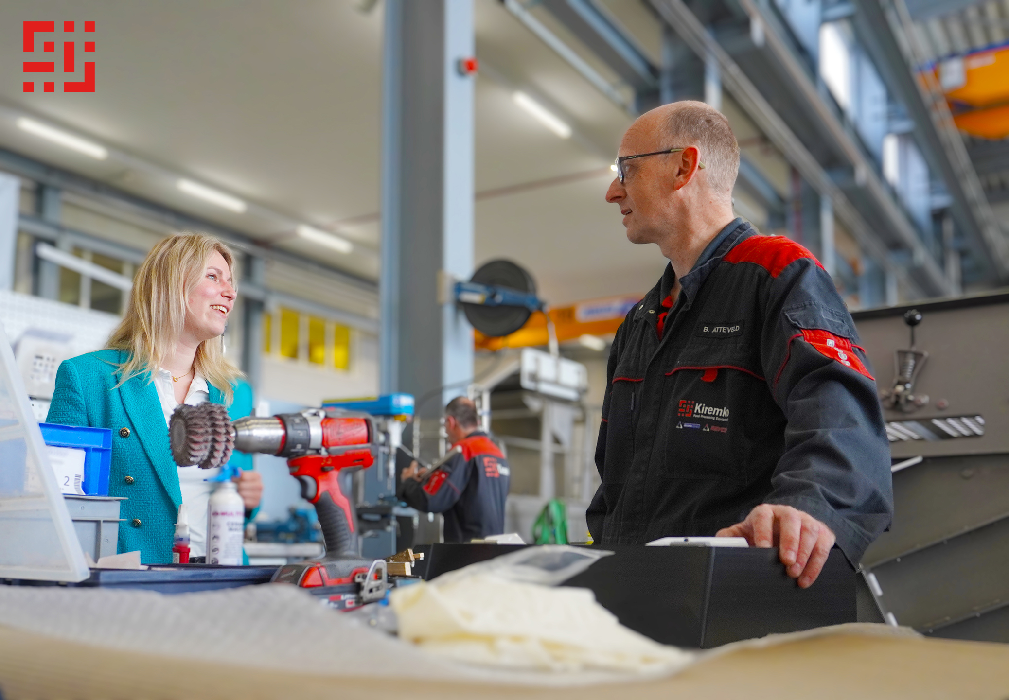 Anne Rutges in productieha Kiremko