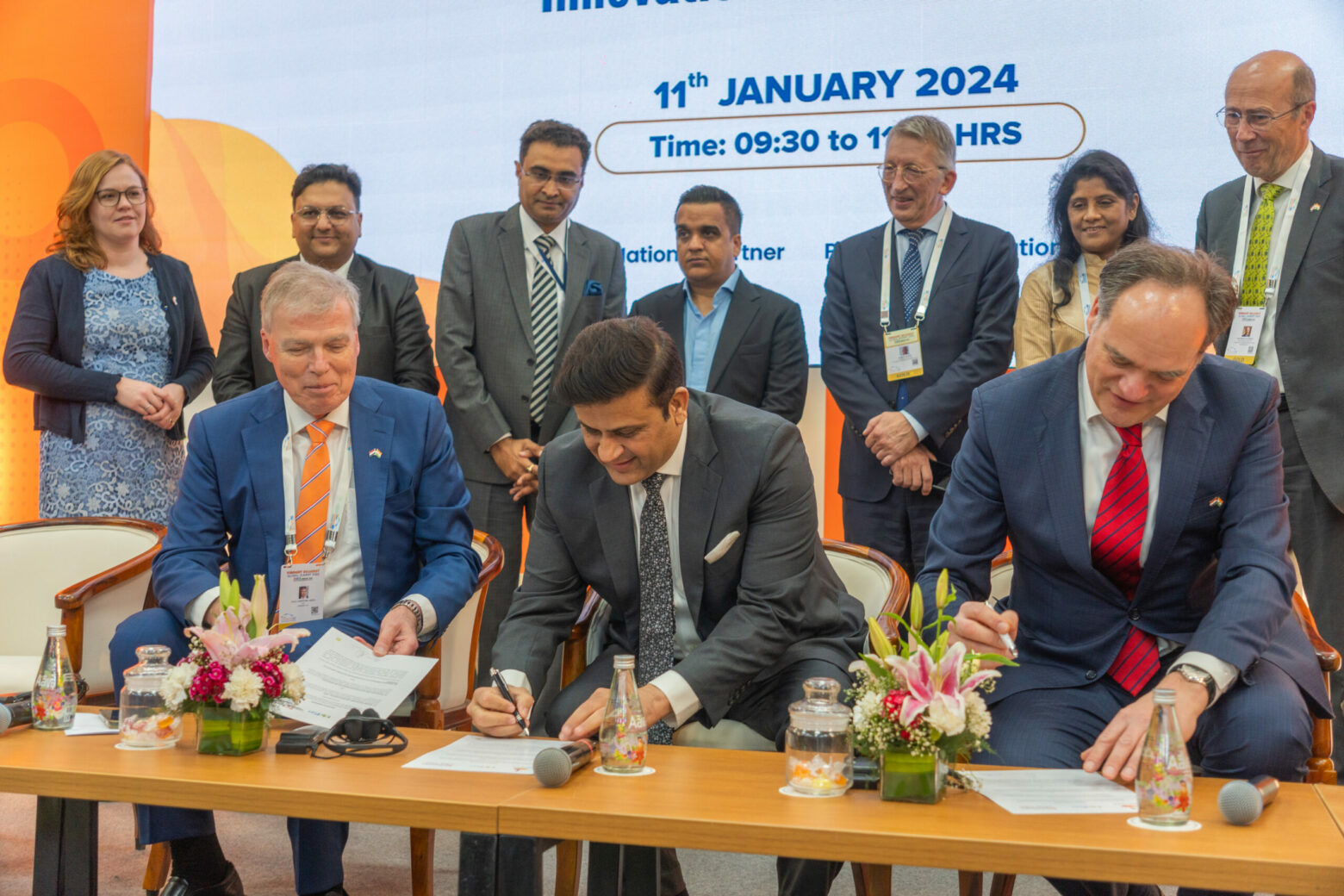 a tripartite agreement was signed in India by Kiremko